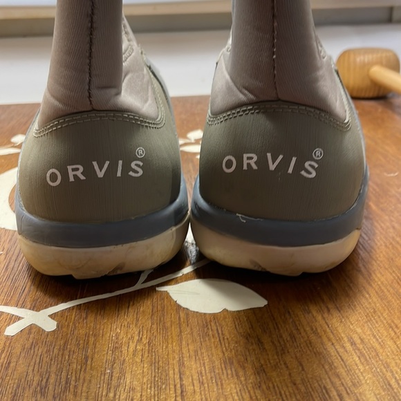 Men\'s ORVIS pull on flats hiker boot. Gray/tan. Size 9 main image 4